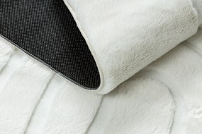 Koberec CURVY biely 11 Arches, prateľný