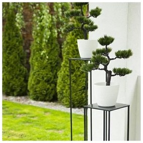 Stojan na kvety 100x24 cm čierna