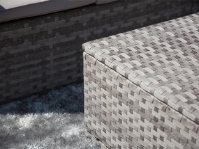 Veľký záhradný sofa set s boxom na podušky AUCKLAND