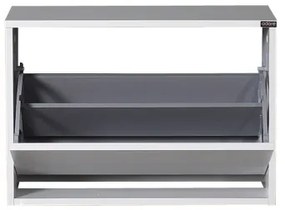 Skrinka na topánky 42x60 cm biela