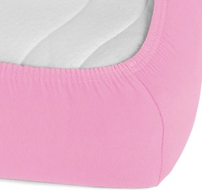 Jersey napínacie prestieradlo JR-008 Ružová lila 90 x 200 - výška 20 cm
