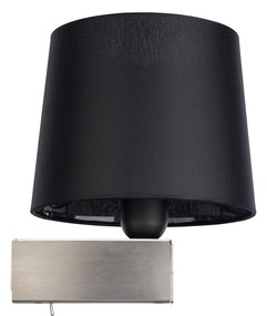 CHILLIN I SILVER BL 8211 | látková nástenná lampa