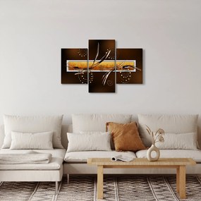 Obraz abstrakcie - Motýle (90x60 cm)