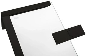 Rea Hugo Double, sprchová kabína 100x80x200 cm, 6mm číre sklo, čierny profil, KPL-45233