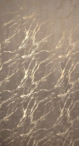 EUROFIRANY ZATEMŇOVACÍ ZÁVES NA KRÚŽKOCH MOLLY 140X250 CM HNEDÁ