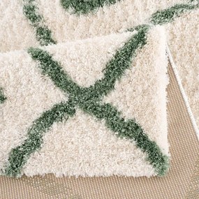 Dekorstudio Shaggy koberec s dlhým vlasom PULPY 563 - zelený Rozmer koberca: 80x300cm