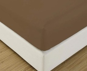 Jersey plachta MICRO hnedé 180x200 cm