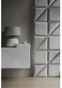 Čalúnený nástenný panel Soft Riwiera 91 suchý zips 30x30 cm sivý