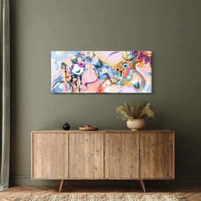 Obraz - Rozprávková abstrakcia (120x50 cm)