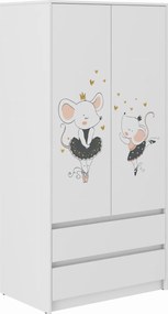 Wooden Toys Detská skriňa B-9 Myška Safari