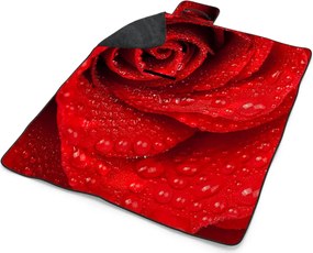 Sablio Plážová deka Květ Ruža: 200x140 cm