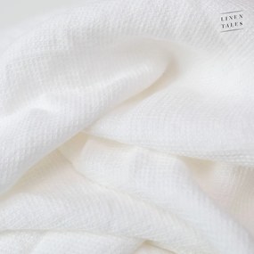 Biely ľanový uterák 125x75 cm - Linen Tales