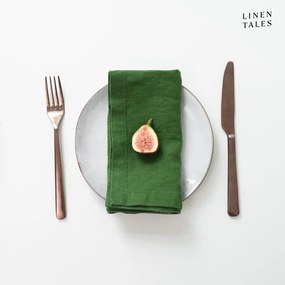 Ľanové obrúsky v súprave 2 ks 40x40 cm True Green – Linen Tales