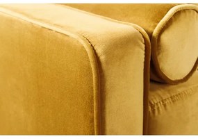 Sedacia súprava 41072 220cm Cozy - Zamat Žltá  - Komfort-nábytok