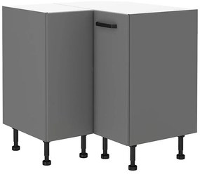 Skrinka Do Kuchyne Nessa Antracit 90x90 Nd 2f Bb