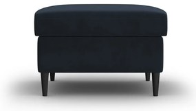 Tmavomodrá zamatová podnožka Kyoto – Cosmopolitan Design