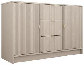 Komoda Rozoma 2D3SZ (piesková béžová). Vlastná spoľahlivá doprava až k Vám domov. 1122874