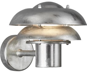 Nordlux - Vonkajšie nástenné svietidlo KURNOS 1xE14/12W/230V IP54 matný chróm