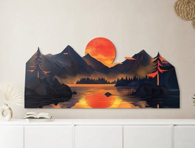 drevko |  Obraz Slnečné odrazy  34 x 75 cm