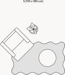 Ručne tkaný koberec Wavy