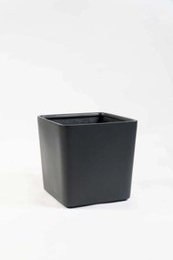 Izbový kvetináč CADRAT, sklolaminát, 30x30x30 cm, antracit