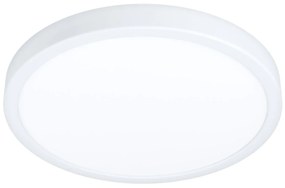 EGLO LED osvetlenie zapustené do kúpeľne FUEVA 5, 20 W, teplá biela, 285 mm, kruhové, biele