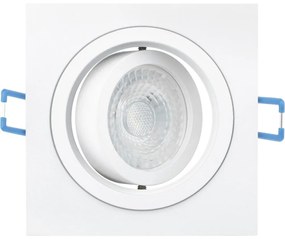 Svietidlo HALOGEN GU10 MR16 Square White CASSIO LUMILED na zapustenú montáž