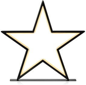 Čierna vianočná svetelná dekorácia Vega – Markslöjd