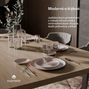 Blumfeldt Bearsdon stolová doska 200 x 100 cm pre kuchyňu a jedáleň, Robustná laminátová doska