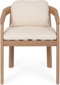 Drevená záhradná stolička v prírodnej farbe Pablo – Bizzotto