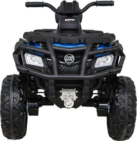 Ramiz Štvorkolka XT-Speed pre deti modrá + pohon 4x4 + EVA kolesá + pomalý štart + MP3 rádio + LED