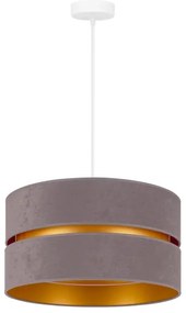 Duolla - Luster na lanku DUO 1xE27/15W/230V pr. 40 cm šedá