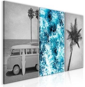 Artgeist Obraz - Holiday Memories (3 Parts) Veľkosť: 120x60, Verzia: Premium Print