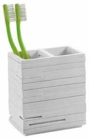 GEDY QU9802 Quadrotto držiak kefiek na postavenie, biela