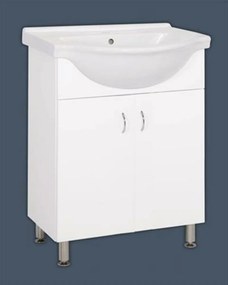 Kúpeľňová skrinka s umývadlom Multi Pro 66x51,4 cm biela PRO65NOVA