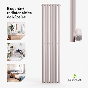 Blumfeldt Tallheo, 41 x 180, radiátor, kúpeľňový radiátor, rúrkový radiátor, 691 W, teplovodný, 1/2