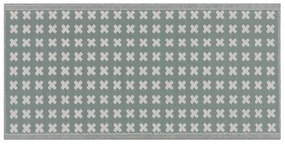 Vonkajší koberec 90 x 180 cm zelený ROHTAK  Beliani