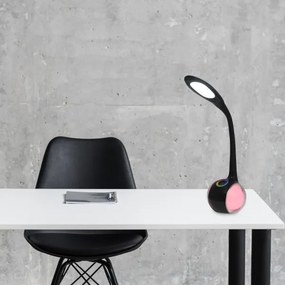 LED RGBW Stmievateľná dotyková stolná lampa COSMOS LED/6,5W/230V čierna