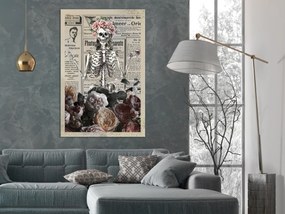 Artgeist Obraz - Death and Wine (1 Part) Vertical Veľkosť: 80x120, Verzia: Premium Print
