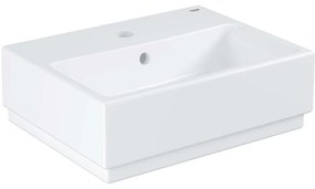 GROHE Cube Ceramic závesné umývadielko s otvorom, s prepadom, 455 x 350 mm, alpská biela, s povrchovou úpravou PureGuard, 3948300H