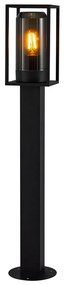 Nordlux Čierny záhradný stĺpik Griffin pre žiarovku E27 80cm 2218158047