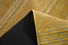 BE Koberec Saran G001 YELLOW – žltý obdĺžnikový Rozmer: 60x100 cm