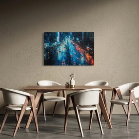 Obraz - Veľkomesto, olejomaľba (90x60 cm)
