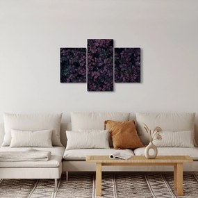 Obraz tmavočervených lístočkov (90x60 cm)