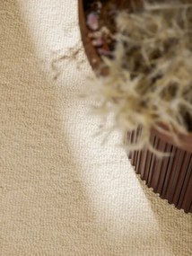 Koberec Elle Decoration Puristic Knots svetlobéžový kruh