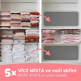 Compactor Set vákuových úložných vriec Aspispace 6 ks, 3x M + 3x L