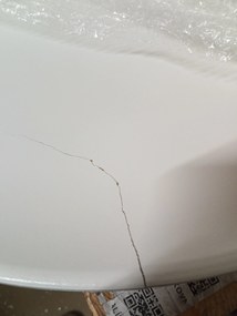 AKCIA Odkladací stolík ISLAND Ø 54 cm, biely II. akosť