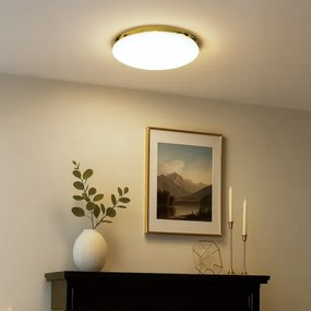 LED Kúpeľňové stropné svietidlo MAYA LED/15W/230V pr. 33 cm IP44 zlatá