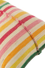 Farebný sedací vak z recyklovanej bavlny Cocoon Stripes - 150*100*40 cm