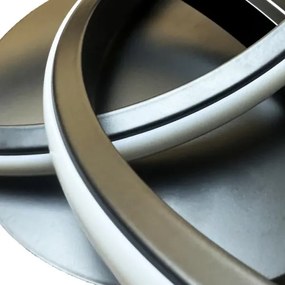 LED Stmievateľné stropné svietidlo LED/70W/230V 3000-6500K čierna +diaľkové ovládanie